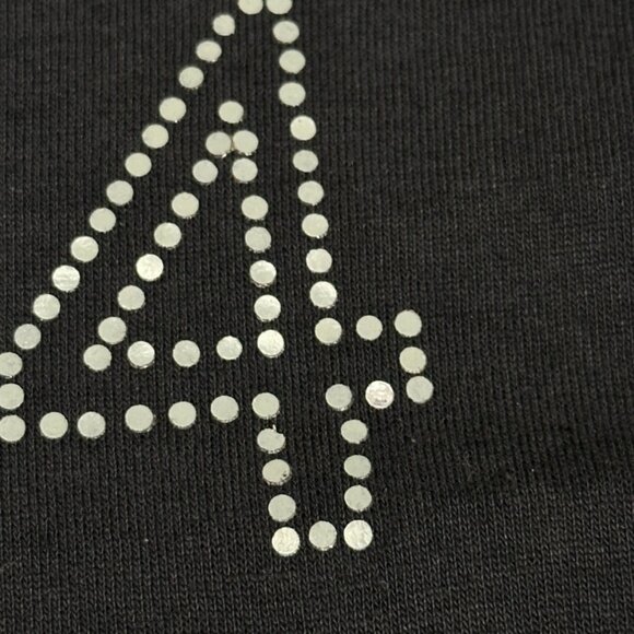 Vintage Mark's 1804 Rhinestone Men's Single Stitch Black Pocket T-Shirt Size XL - Picture 15 of 16